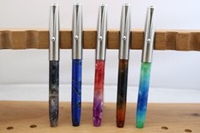 Jinhao No. Plumas estilográficas de la serie de acrílico extrafino 51a, 5 acabados, vendedor del Reino Unido Pluma estilográfica price