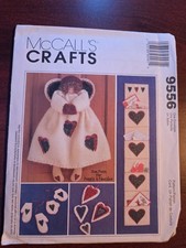 McCalls 9556 Navidad Ángel Puerta Saludador Muñeca Portatarjetas Adorno Corazones UC FF Decoraciones y accesorios de Navidad price