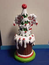 Árbol de Navidad de arcilla ¡Decoración de menta y cupcakes! Decoraciones y accesorios de Navidad price