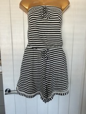 Next Ropa de Playa Blanco y Negro Vacaciones de Verano Playa Piscina Mono y Bolsillos Reino Unido 18 Plaj Giysisi price