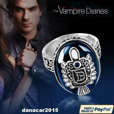 ANILLO DE DAMON SALVATORE CRONICAS VAMPIRICAS VAMPIRE DIARIES (COLGANTE ELENA) Anillo de bisutería price