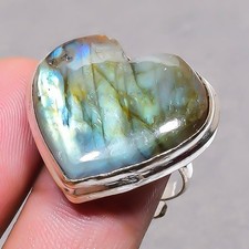 Anillo de joyería ajustable de regalo de piedras preciosas en forma de corazó... Anillo de bisutería price
