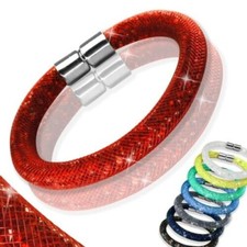 Cadena De Red / Pulsera Con Piedras Brillantes Set O Individual Collar Brazalete Collar con piedras de colores price