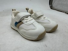 First Steps Zapatillas Informales Niños Cuero Blanco Gancho y Lazo Caminar Exterior - 5 Zapatos unisex de primeros pasos para niño price