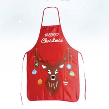 Delantal de cocina estampado Navidad festivo delantal de tela para cocina y fiesta Delantal de cocina price