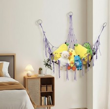 Hamaca organizadora de peluche Jumbo de juguete para guardería y sala de juegos púrpura Hamaca para bebé price