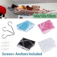 1/2x Juguete Grande Peluche Hamaca Malla Bebé Niño Dormitorio Ordenado Almacenamiento Guardería Red Hamaca para bebé price