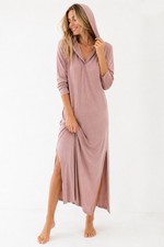 POUR LES FEMMES Vestido de Salón Sudadera con Capucha Rosa PEQUEÑO Bambú Travel Resort Minimalista Ropa de playa para niña price