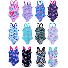 Niños Niñas Halter Traje de Baño Correas Anchas para el Hombro Traje de Baño Traje de Playa Ropa de playa para niña price