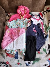 Camisetas sin mangas Toallas y ropa de playa para bebés niñas 6-9 meses flamencos pulpo Ropa de playa para niña price