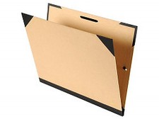 Carpeta de dibujo 32x45cm con cierre de gomas color marrón claro canson Carpeta de dibujo price