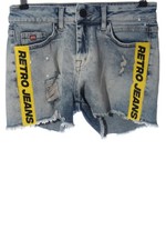 RETRO JEANS Pantalón corto de tela vaquera Mujeres Piratas Talla EU 34 azul Jeans / pantalón vaquero de mujer price