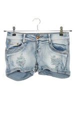 MISS VIP JEANS Pantalón corto de tela vaquera Mujeres Piratas Talla EU 36 azul Jeans / pantalón vaquero de mujer price