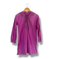 Túnica de algodón Roller Rabbit Kurta Sunburst Boho 100 % algodón S Resort vacaciones Túnica modest fashion price