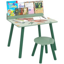 Mesa Infantil con Silla y Estante para Libros Escritorio para Niños de +3 Años p Escritorio infantil price