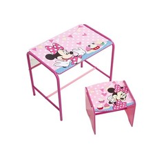 SET ESCRITORIO PUPITRE INFANTIL MINNIE MOUSE DISNEY WORLDS APART METAL MADERA Escritorio infantil price