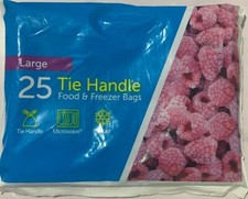 25 bolsas de alimentos con asa de amarre bolsas de congelador grandes 295x510 mm bolsas de alimentos y congelador asa Bolsa porta comida price