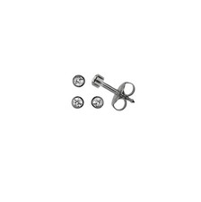 2 pares de tachuelas perforadoras de oreja 2 pares de tachuelas perforadoras de oreja estériles quirúrgicos Piercing de oro y plata price