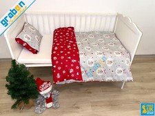 JUEGO DE CAMA 100% ALGODÓN PARA CUNA, CAMA DE VIAJE, FUNDA NÓRDICA Y FUNDA DE ALMOHADA 90 CM X 120 CM Set de funda nórdica para bebé price