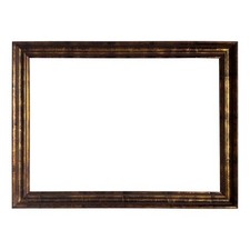 Cornice 70x50 cm Madera Brunida y Oro para Cuadros y Lienzos Artesanal Hecho ... Marcos para cuadros y fotos price