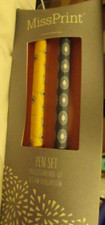 MissPrint, Pack 2 Bolígrafos Amarillo y Gris Set Kalem Seti price