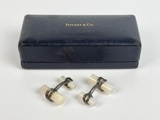 Gemelos Tiffany & Co. de plata de ley y nácar Gemelos price