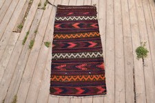 Alfombra turca Kilim 1'x3' tejida a mano East Anatolian Mini Kilim 50x106cm a... Kilim price