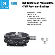 Base panorámica 47MM base panorámica cabezal de trípode base panorámica mini base panorámica Tripodlar price