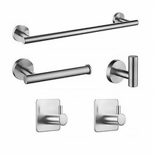Práctico juego de toallero toallero toallero 5 piezas multifuncional Set de accesorios de baño price