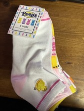 🆕Juego de 5 pares de calcetines para mujer Peeps talla de tobillo 9-11 / talla de zapato 4-10 mixtos Calcetines cortos price