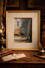 Dipinto a olio su tavola, con Cornice Cm 38x45. Anni 40/50 Dipinto a Olio price