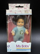 Vintage 1990 Cititoy General Hospital My Baby 5” Doll Brunette Blue Outfit NOS Set Nascita para Bebé price