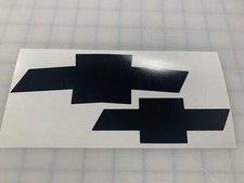 2010-2013 Chevrolet Camaro Grille & Trunk bow-tie decal sticker GLOSS Black Papyon price