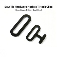 Juegos de 20/50 clips de gancho para corbata de corbata negra de 13 mm Papyon price