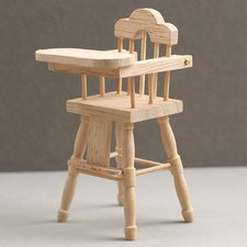 1:12 Dollhouse Mini Dining Chair High Chair baby Dining Chair Kichen Decor !YA Standart Sandalye price