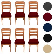Paquete de 1/6 fundas de asiento para silla de comedor impermeables fundas elásticas extraíbles Standart Sandalye price