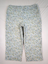 Pantalones capri Chaus para mujer florales talla 10 elásticos cremallera lateral cottagecore (sin bolsillos) Pantaloni Capri Mujer price