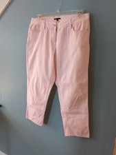 Pantalones capri para mujer talla 10 rosa mezcla de algodón spandex 23" entrepierna CHAUS Capris Pantaloni Capri Mujer price