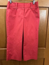 Pantalones capri coral sutiles a rayas preppy cómodos verano primavera mujer 8 tiro medio Pantaloni Capri Mujer price