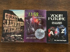 Jack Van Impe Book Lot 3 Bible Prophecy Your Future 11:59 Great Salvation Biblo price