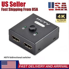 Cable divisor conmutador HDMI bidireccional 4K 2.0 HUB HDCP 2x1 1x2 entrada salida Hub y Switch price