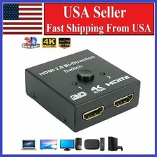 Conmutador divisor conmutador HDMI 2.0 HDTV bidireccional HDCP 2x1 1x2 entrada salida 4K Hub y Switch price