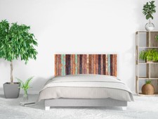Cabecero Cama Madera Vintage Colorida | PVC 5mm | Fácil colocación | Elegante | Cabecero Cama price