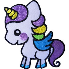 Parche de unicornio Hierro Bordado Coser en Ropa Chaqueta Pony Caballo Bordada Insignia Ferri de Stiro price
