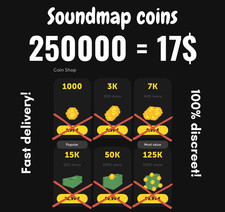 MONEDAS DE MAPA DE SONIDO 250000 Moneda digital 250K monedas virtuales en el juego Dijital Oyunlar price