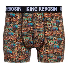 King Kerosin Calzoncillos Hombre "Seventies" Ropa Interior Impresión Allover Ropa Playa Hombre price