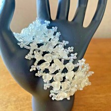 Pulsera con cierre de joyería de moda transparente y opaco con cuentas asimétricas sin marca Bijuteri Bilezik price