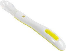 POUPY Cucchiaio prima pappa neonati in silicone senza BPA lavabile Originale Cucchiaio Pappa price