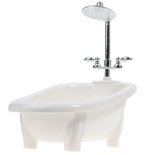 Dollhouse Miniatures Bathtub Furniture Bathroom Accessories Kids Pretend Toy'AU Accesorios Mobili price