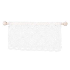 Curtains Miniature Furniture Accessories Window Valance with Rod 1:129367 Accesorios Mobili price
